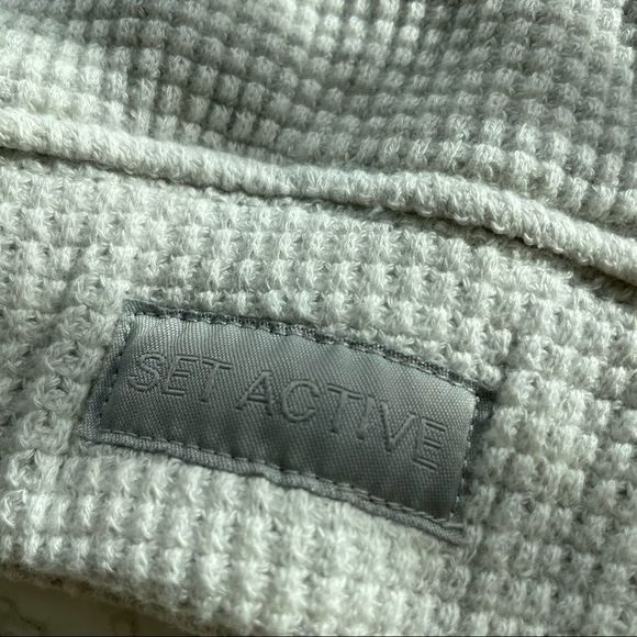 SETACTIVE Set Active Lounge Bra Heather Grey White - Picture 3 of 5